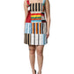 Multicolor Cotton Stripe Sleeveless Dress