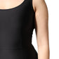 Black Sleeveless Bodycon Women Jumpsuit Dress