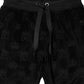 Black All-Over DG Logo Print Jogger Pants