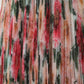 Multicolor Silk Floral High Waist Midi Skirt