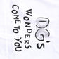 White Short-Sleeved Printed Jersey T-shirt