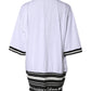 White Cotton DG Fashion Crew Neck Tee T-shirt