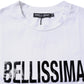 White Bellissima Cotton Crew Neck T-shirt