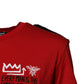 Red Cotton Graphic Print Crew Neck T-shirt