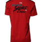 Red Cotton Graphic Print Crew Neck T-shirt
