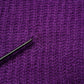 Violet Knitted Long Sleeves Round Neck Sweater