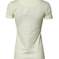 Light Yellow Cotton Short Sleeve T-shirt
