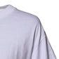 White Printed Round Neck Top Cotton T-shirt