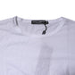 White Short Sleeves Round Neck Top T-shirt