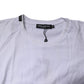 White Short Sleeves Round Neck Top T-shirt