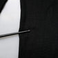 Black Knit Long Sleeves Turtleneck Slim Top