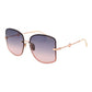 Rose Gold Metal Sunglasses