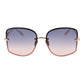 Rose Gold Metal Sunglasses