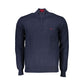 Blue Cotton Men's Sweater