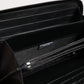 Black Blue Exotic Leather Embossed Continental Wallet