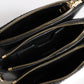 Black Exotic Leather Shoulder Sling Clutch Bag