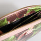 Multicolor Fig Fruit Dauphine Leather Zip Around Continental Wallet