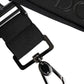 Black Stretch Polyester Rubberised DG Logo Keychain