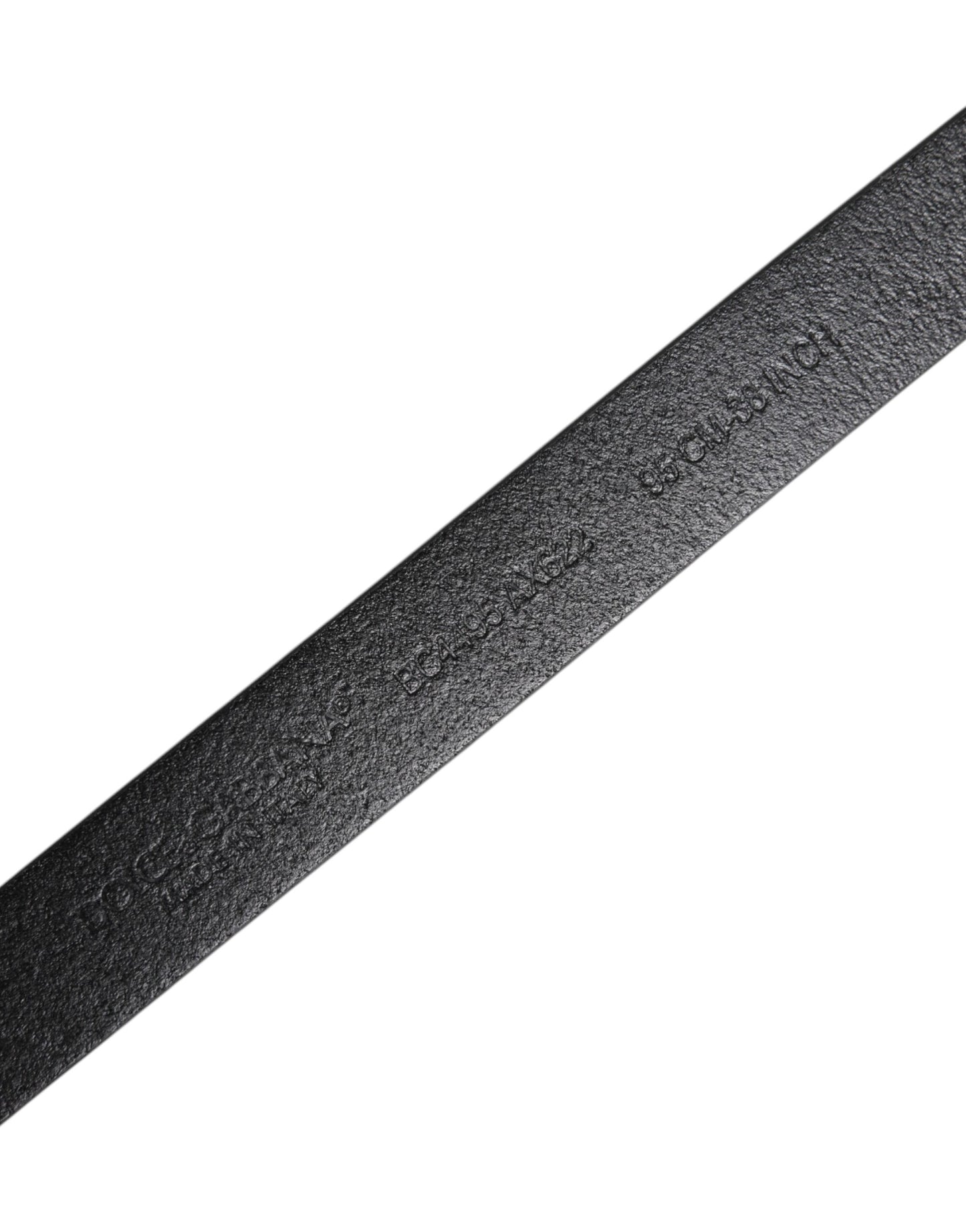 Black Calf Leather Gold Metal Buckle Belt