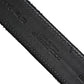 Black Cotton Silver Tone Metal Buckle Belt