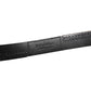 Black Leather Silver Tone Metal Buckle Belt