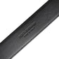 Black Leather Metal Buckle Classic Belt