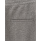 Gray Cotton Athletic Pants