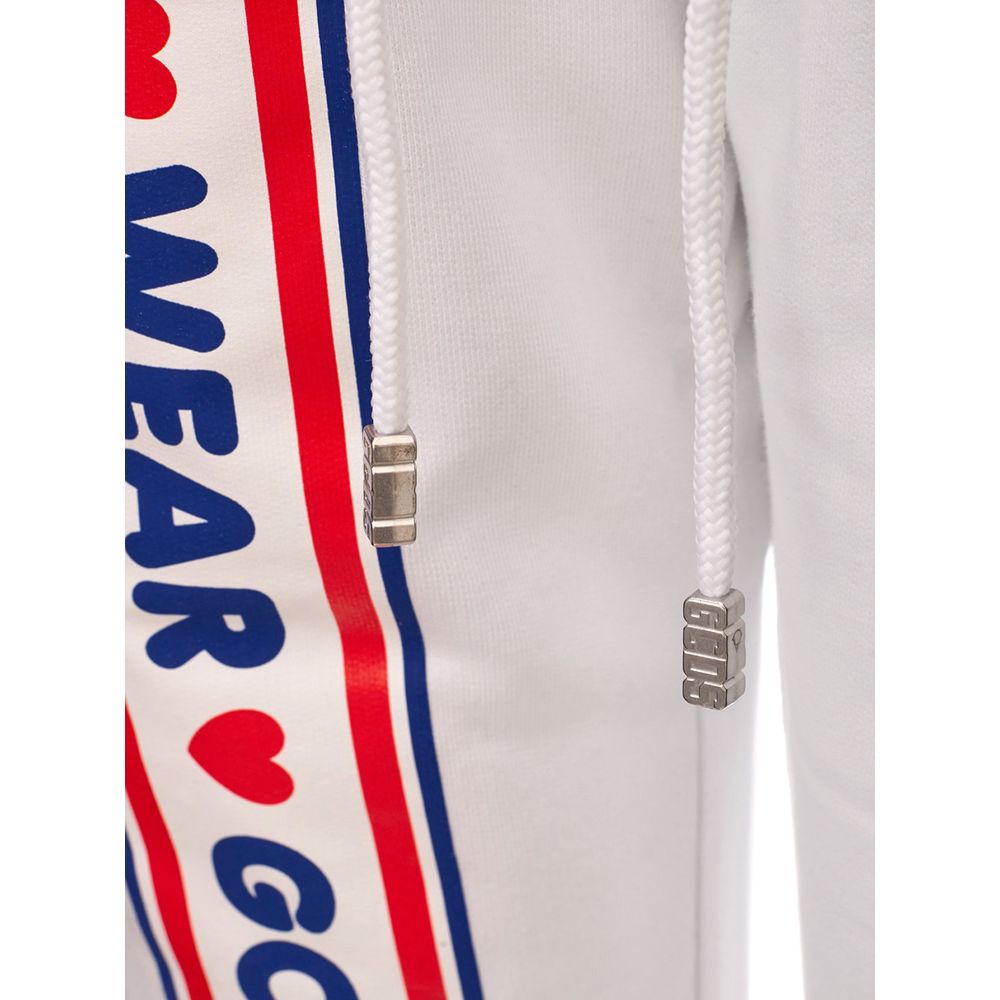 White Cotton Joggers (Workout Pants)