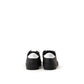 Black Leather Athletic Sneakers