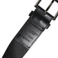 Black Blue Polyester Printed Metal Buckle Belt