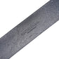 Blue Leather Classic Metal Logo Buckle Belt