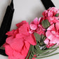 Multicolor Floral Applique Detail Tie Belt