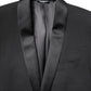 Black Single Breasted Men Coat MARTINI Blazer