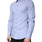 Light Blue Cotton SICILIA Dress Formal Shirt