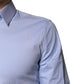 Light Blue Cotton SICILIA Dress Formal Shirt