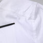 White Cotton Stretch GOLD Dress Formal Shirt