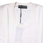 White Sleeveless Cashmere Round Neck Tank Top