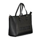 Black Polyurethane Women Handbag