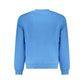 Blue Cotton Men Sweater