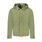 Green Cotton Men Jacket