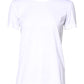 White Cotton Crew Neck Short Sleeves T-shirt