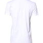 White Cotton Crew Neck Short Sleeves T-shirt