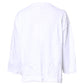 White Graphic Print Cotton Long Sleeves T-shirt