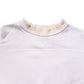 White Viscose Crew Neck Long Sleeves Pullover Sweater