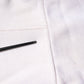 White Viscose Crew Neck Long Sleeves Pullover Sweater