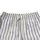 White Black Stripes Cotton Men Pajama Set Sleepwear
