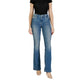 Blue Cotton Bootcut Jean