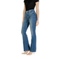 Blue Cotton Bootcut Jean