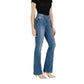Blue Cotton Bootcut Jean
