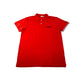 Red Cotton Men Polo Shirt